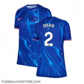 Chelsea Axel Disasi #2 Replik Heimtrikot Damen 2024-25 Kurzarm